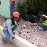 ATENEA GÓMEZ RICALDE SUPERVISA AVANCE DE OBRA INTEGRAL EN LA COLONIA PRIVANZA DE CIUDAD MUJERES