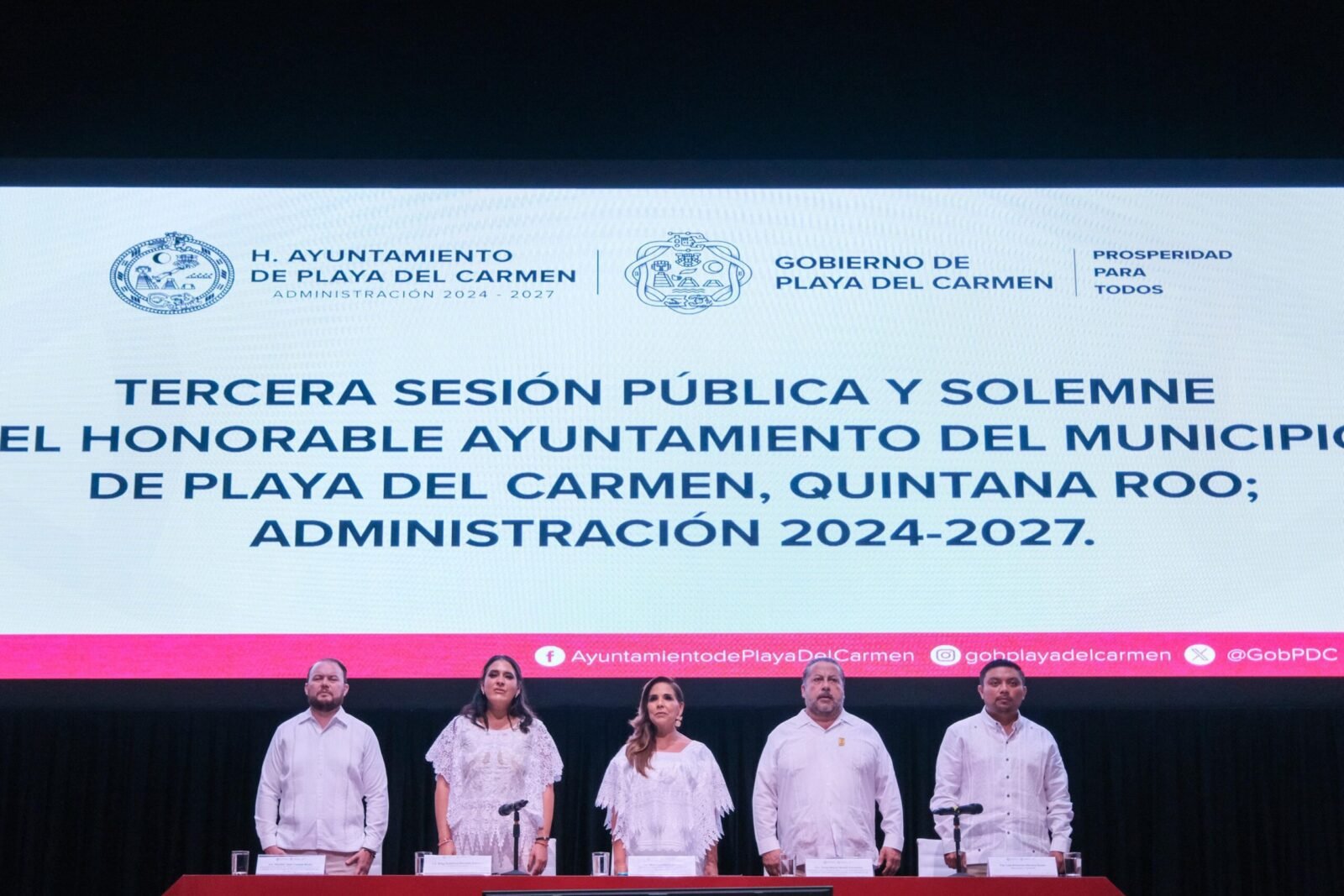 PLAYA DEL CARMEN CELEBRA 32 AÑOS COMO MUNICIPIO SIENDO EJEMPLO DE PROGRESO AUTÉNTICO: MARA LEZAMA