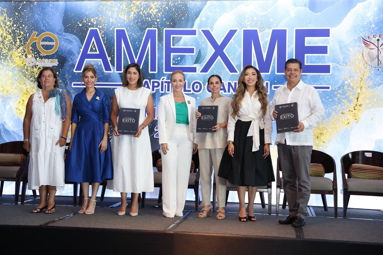 RESPALDA ANA PATY PERALTA A MUJERES EMPRESARIAS Y FORTALECE ALIANZA CON AMEXME CANCÚN