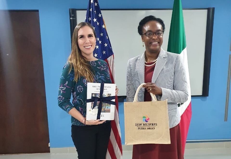 SE FORTALECEN LAZOS DE AMISTAD ENTRE ESTADOS UNIDOS E ISLA MUJERES