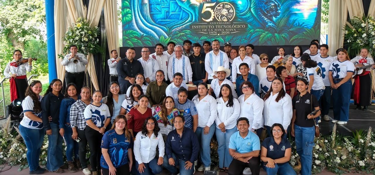 INSTITUTO TECNOLÓGICO DE LA ZONA MAYA CELEBRA 50 AÑOS DE FORMAR PROFESIONISTAS EN EL SUR DE QUINTANA ROO: MARA LEZAMA
