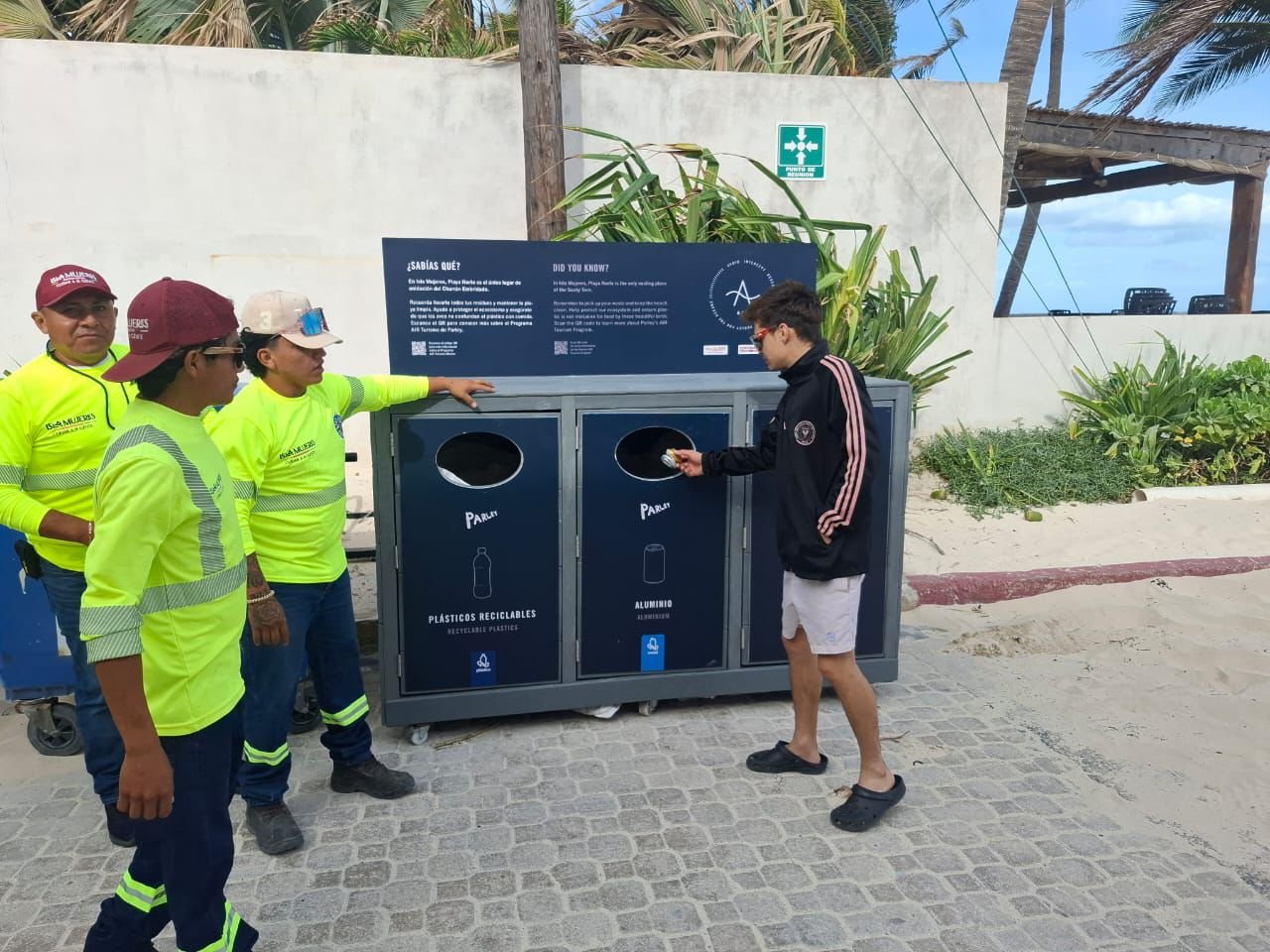 GOBIERNO MUNICIPAL FORTALECE ALIANZAS PARA PROMOVER LA SEPARACIÓN DE RESIDUOS EN ISLA MUJERES