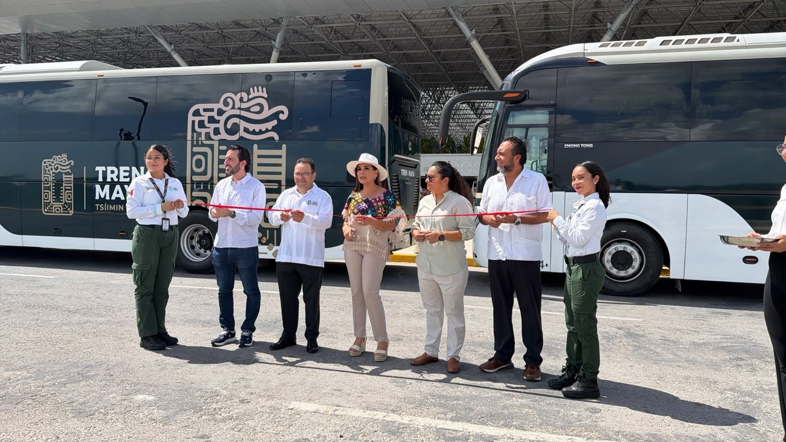 TRAS BANDERAZO DE SALIDA A CARGO DE MARA LEZAMA, TREN MAYA REANUDA RUTA CANCÚN-PLAYA DEL CARMEN CON CUATRO VIAJES DIARIOS