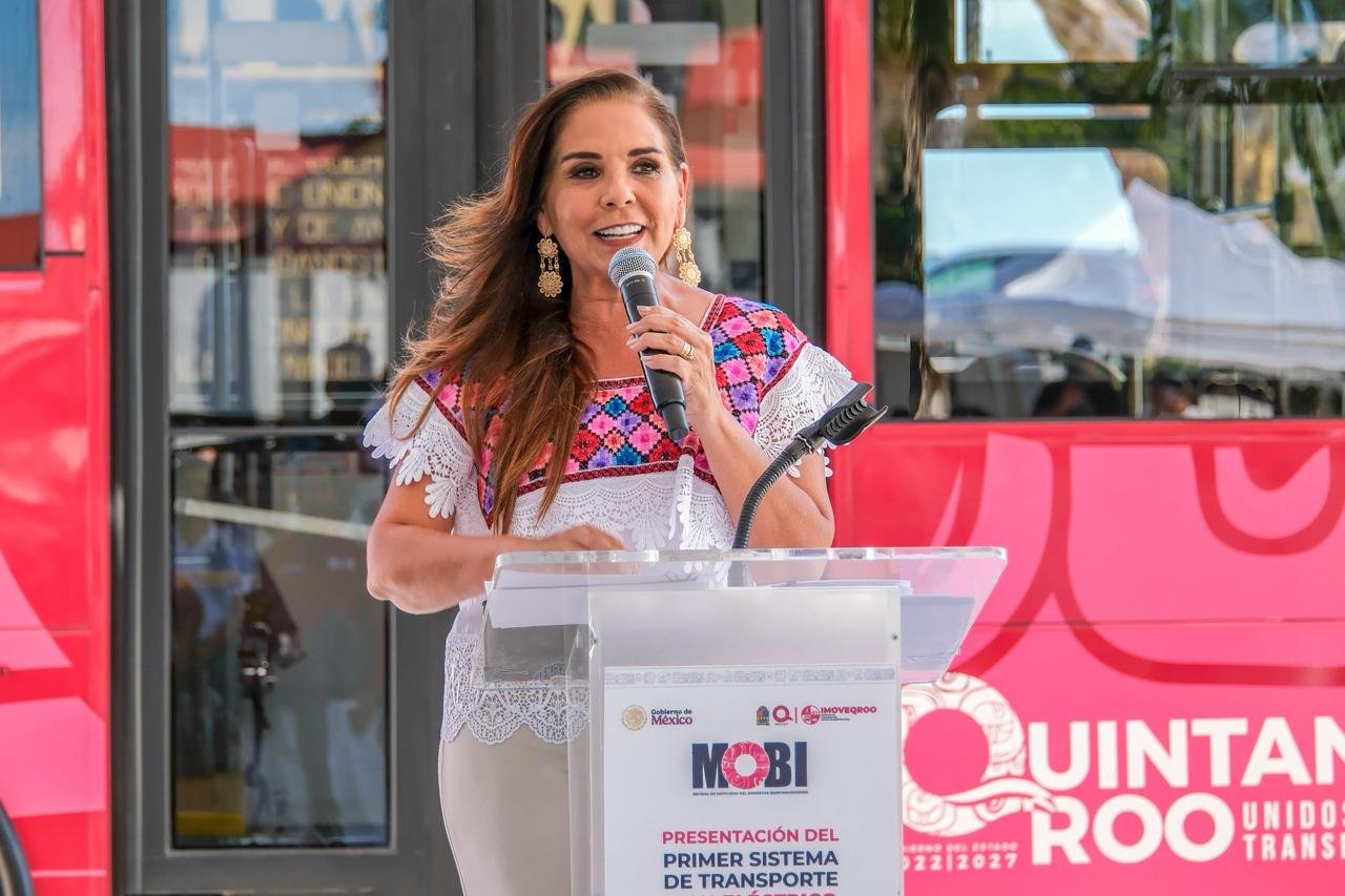INICIA MARA LEZAMA OPERACIÓN DE MOBI CHETUMAL CON LOS PRIMEROS AUTOBUSES ELÉCTRICOS TARUK, HECHOS EN MÉXICO