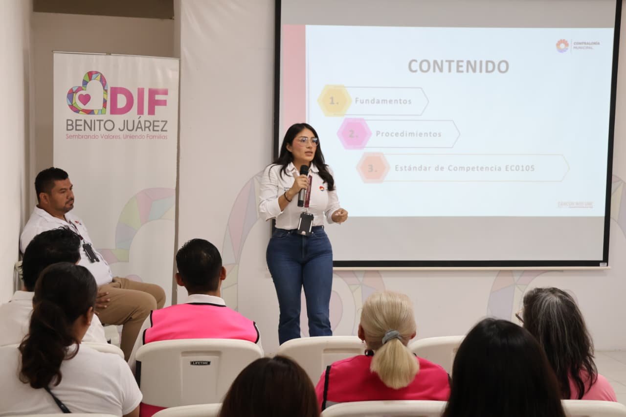 FORTALECE DIF BENITO JUÁREZ LA CAPACITACIÓN CONTINUA DE SUS COLABORADORES