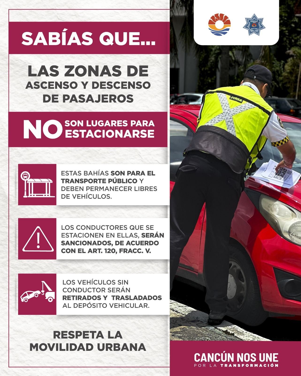 REFUERZAN OPERATIVOS PARA GARANTIZAR ORDEN Y MOVILIDAD SEGURA EN BULEVAR KUKULCÁN