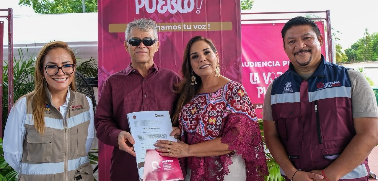 ATIENDE MARA LEZAMA EN CALDERITAS, OTHÓN P. BLANCO, DEMANDAS DE MÁS DE MIL PERSONAS CON APOYOS Y TRÁMITES RESUELTOS