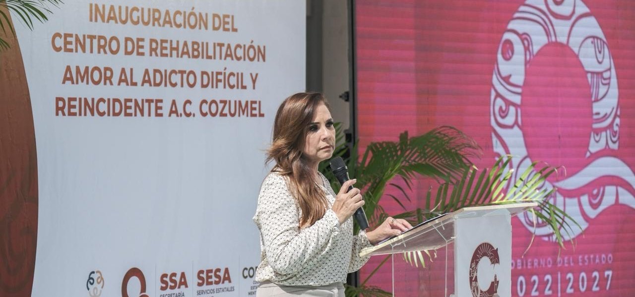 INAUGURA MARA LEZAMA EL CENTRO DE REHABILITACIÓN CRAADYR EN COZUMEL PARA ATENCIÓN INTEGRAL A PERSONAS CON ADICCIONES