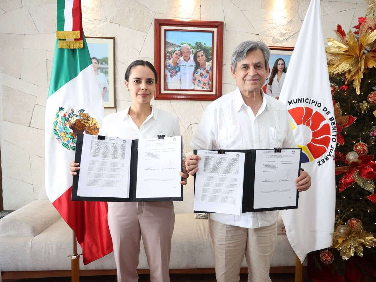 SIGNA ANA PATY PERALTA ACUERDO COLABORATIVO PARA PROTEGER A PERSONAS MIGRANTES EN CANCÚN