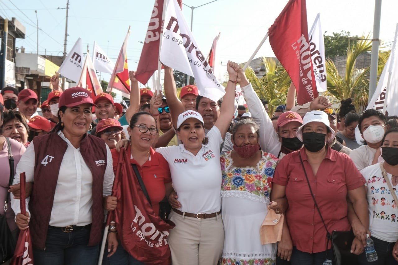 EL CAMBIO VERDADERO LLEGA A SOLIDARIDAD CON MARA LEZAMA, CANDIDATA DEL PUEBLO Y DE LA CUARTA TRANSFORMACIÓN