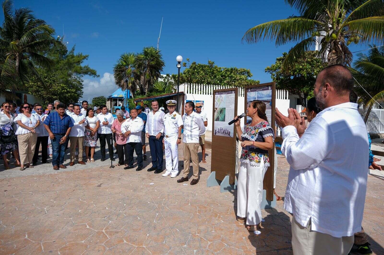 TRABAJAMOS EN LA TRANSFORMACIÓN DE PUERTO MORELOS CON LA REHABILITACIÓN DEL MUELLE PRINCIPAL: MARA LEZAMA