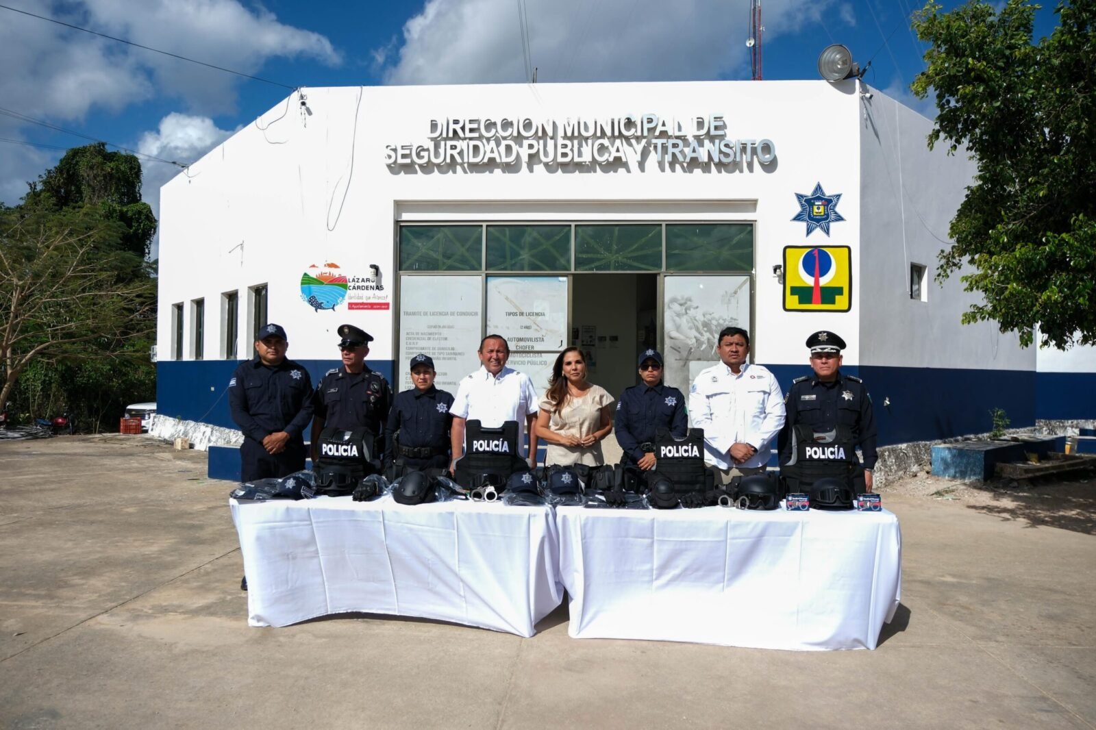 INAUGURA MARA LEZAMA EL C2 DE LÁZARO CÁRDENAS Y 4 PUNTOS DE MONITOREO INTELIGENTE, INTEGRÁNDOSE A LA RED ESTATAL DE SEGURIDAD