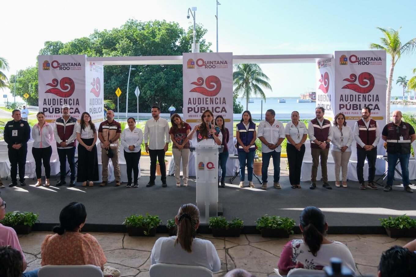 CON CASI MIL ATENCIONES, SE LLEVA A CABO LA AUDIENCIA PÚBLICA “UNIDOS PARA TRANSFORMAR” EN CHETUMAL CON RESPUESTAS PUNTUALES: MARA LEZAMA