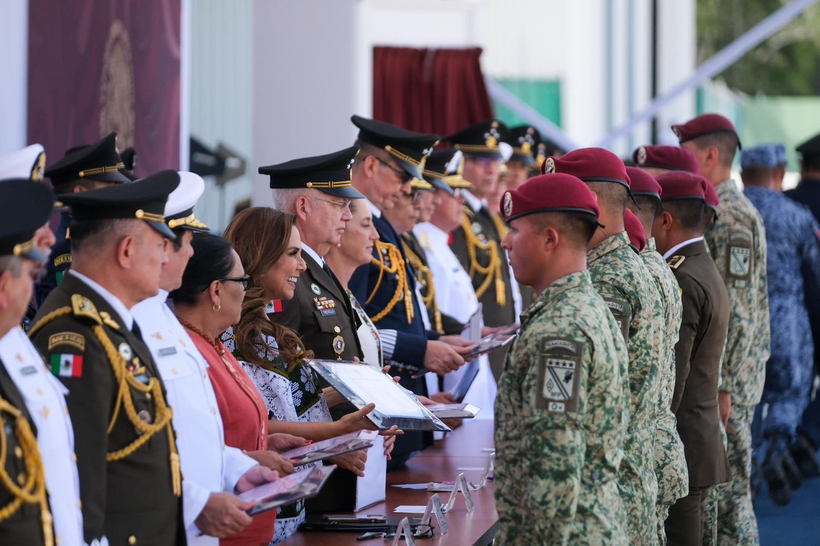 REAFIRMA MARA LEZAMA RESPALDO A CLAUDIA SHEINBAUM CON LA FUERZA AÉREA MEXICANA PARA DEFENSA Y PROTECCIÓN DEL ESPACIO AÉREO NACIONAL