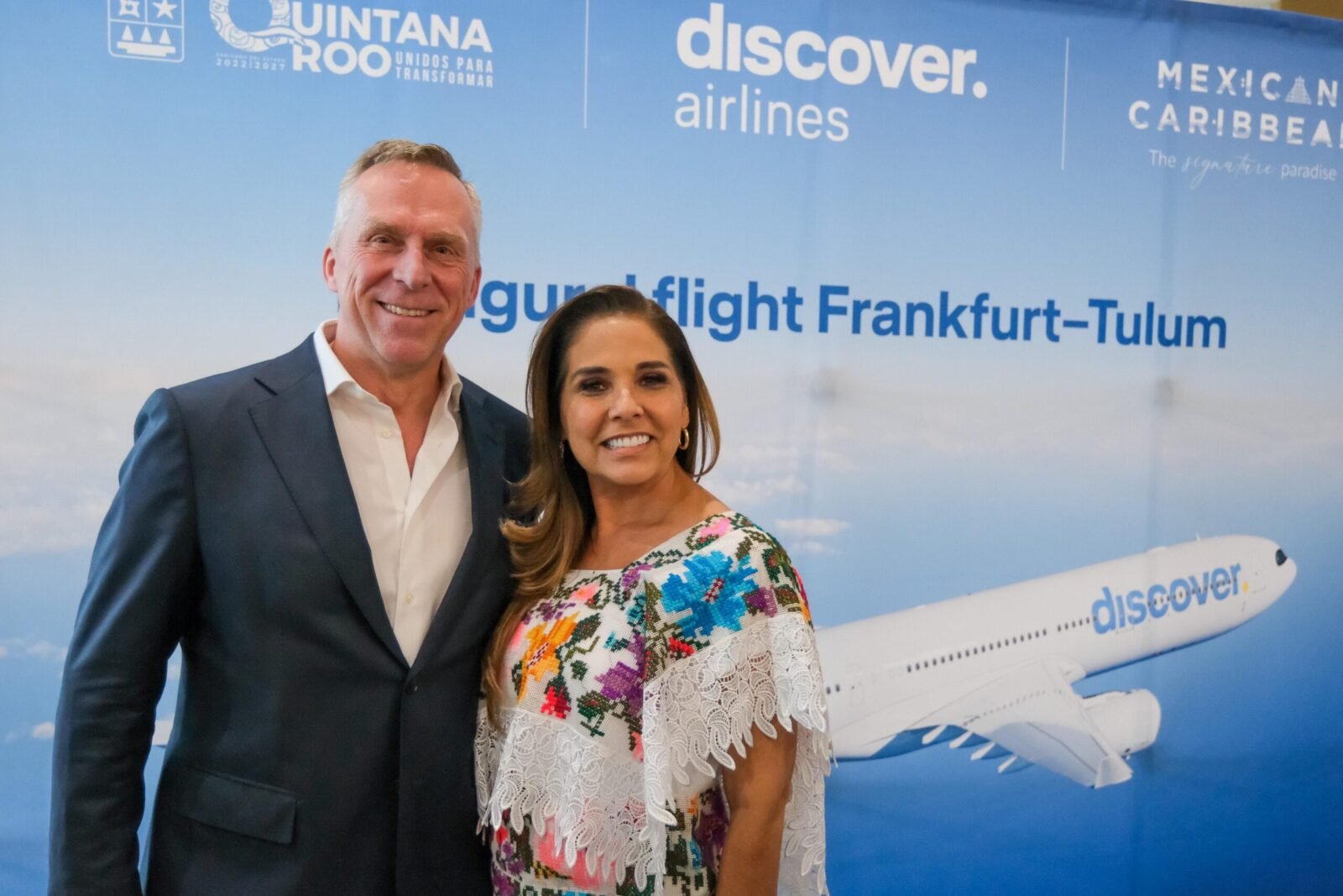 TULUM SE CONECTA CON ALEMANIA EN HISTÓRICO VUELO DIRECTO DE LA AEROLÍNEA DISCOVER AIRLINES: MARA LEZAMA