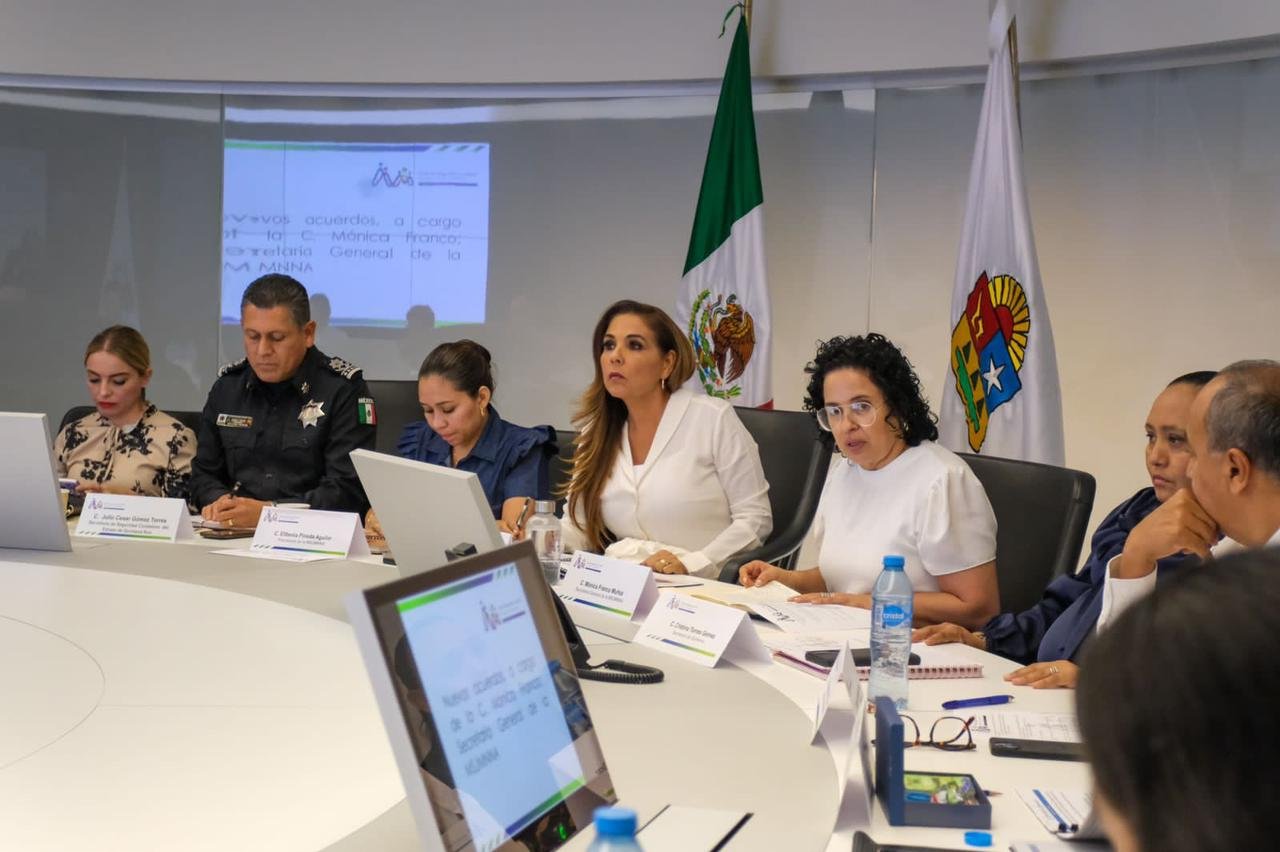 PRESENTA MARA LEZAMA RESULTADOS DEL TRABAJO COORDINADO EN LA CUARTA SESIÓN DE LA MESA DE SEGURIDAD Y JUSTICIA PARA MUJERES, NIÑAS, NIÑOS Y ADOLESCENTES