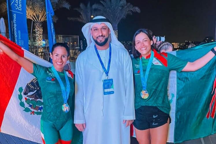 TRIATLETAS QUINTANARROENSES BRILLAN EN CAMPEONATO MUNDIAL ‘ABU DHABI 2022’