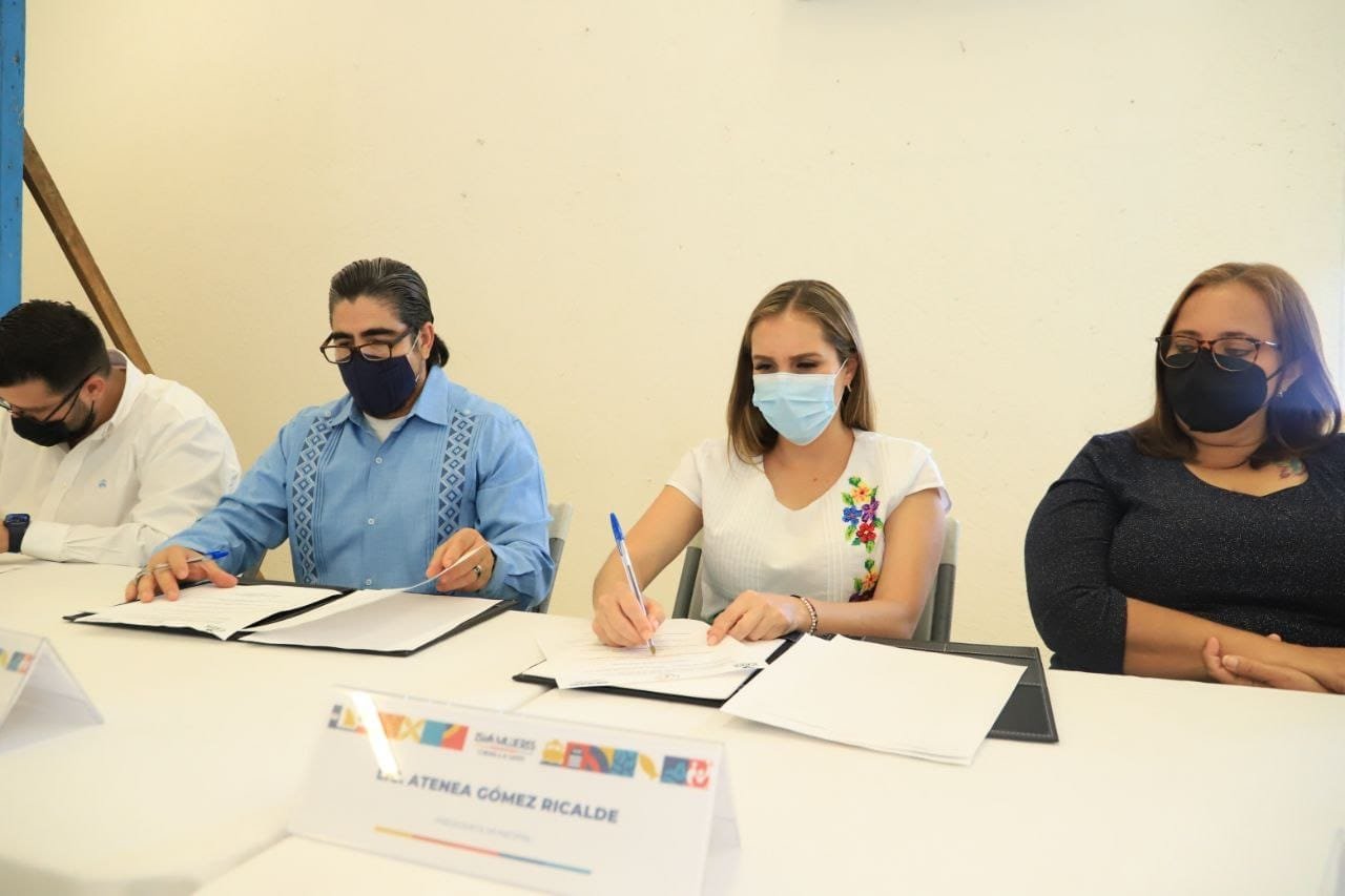 ATENEA GÓMEZ REFRENDA COMPROMISO PARA PREVENIR LAS ADICCIONES EN ISLA MUJERES