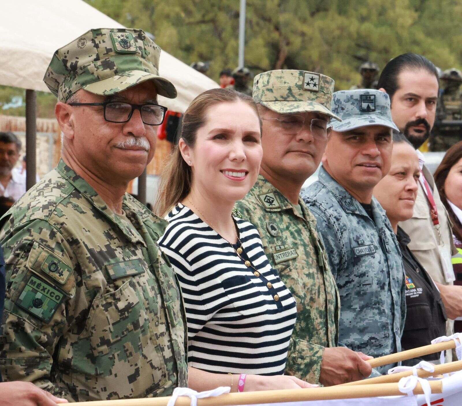 ATENEA GÓMEZ RICALDE DA BANDERAZO DE SALIDA DEL OPERATIVO VACACIONAL DE SEMANA SANTA 2025 DESDE EL C2 DE COSTA MUJERES