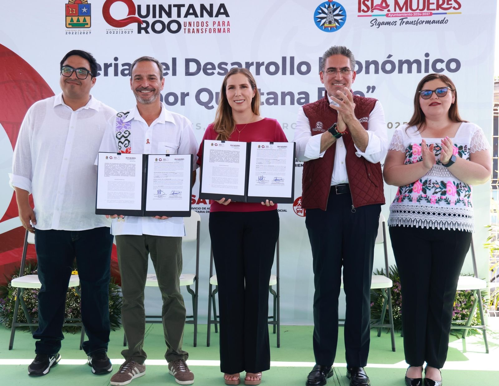 IMPULSAN BIENESTAR DE FAMILIAS ISLEÑAS CON FERIA DE DESARROLLO ECONÓMICO POR QUINTANA ROO EN ISLA MUJERES