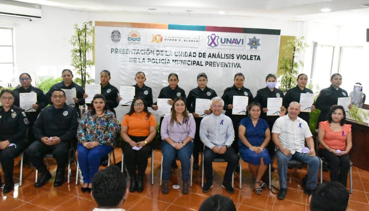 PRESENTAN LA UNIDAD DE ANÁLISIS VIOLETA PARA LA ERRADICACIÓN DE LA VIOLENCIA EN OPB