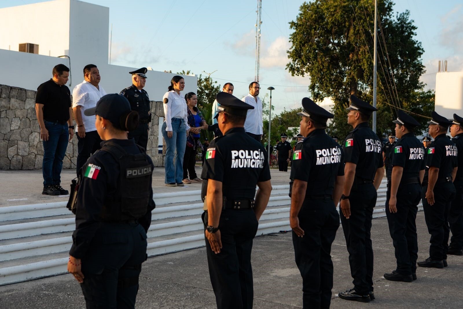 ANUNCIA ESTEFANÍA MERCADO BONO ECONÓMICO Y AUMENTO A LA PRIMA POR ANTIGÜEDAD DE TODA LA POLICÍA MUNICIPAL