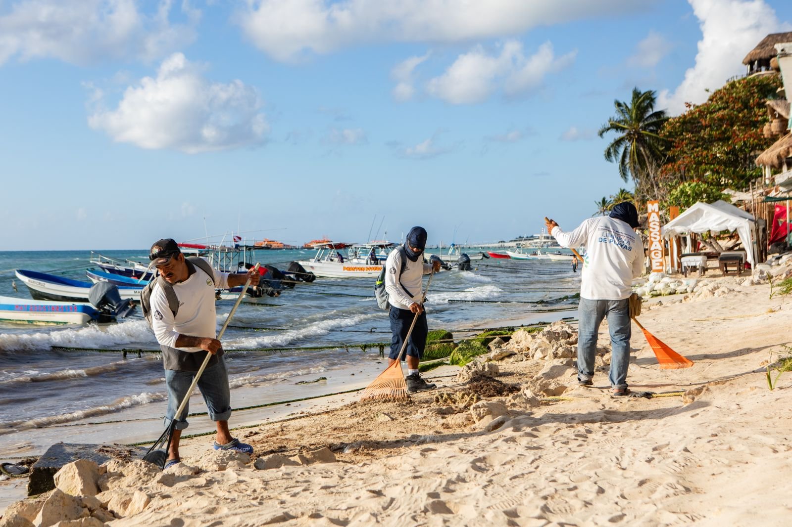 DE LA MANO DE LA COMUNIDAD IMPULSA ESTEFANÍA MERCADO PROYECTO INTEGRAL PARA LA RECUPERACIÓN DE PLAYAS EN PLAYA DEL CARMEN