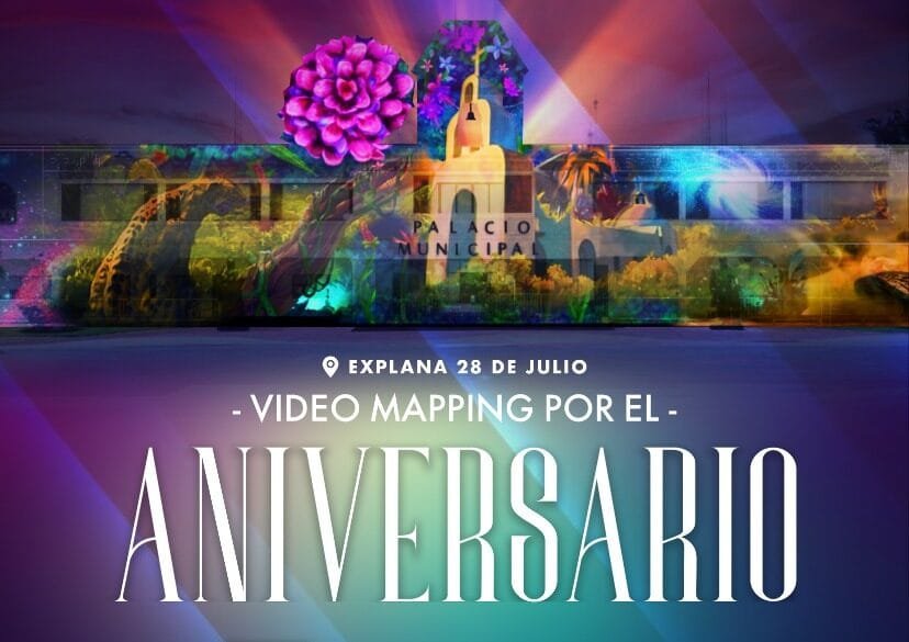 CONTINÚA CELEBRACIÓN DEL 29 ANIVERSARIO CON VIDEO MAPPING