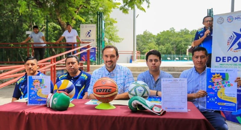 ANUNCIA GOBIERNO MUNICIPAL EL CURSO DEPORTIVO DE VERANO “BAAXLO´OB PALALO´OB”