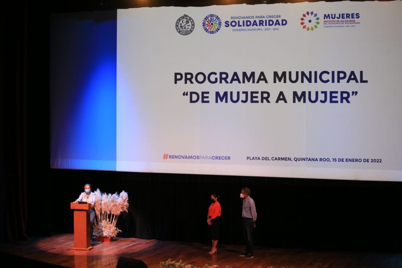 GOBIERNO MUNICIPAL INAUGURA "DE MUJER A MUJER", EN APOYO A LAS SOLIDARENSES