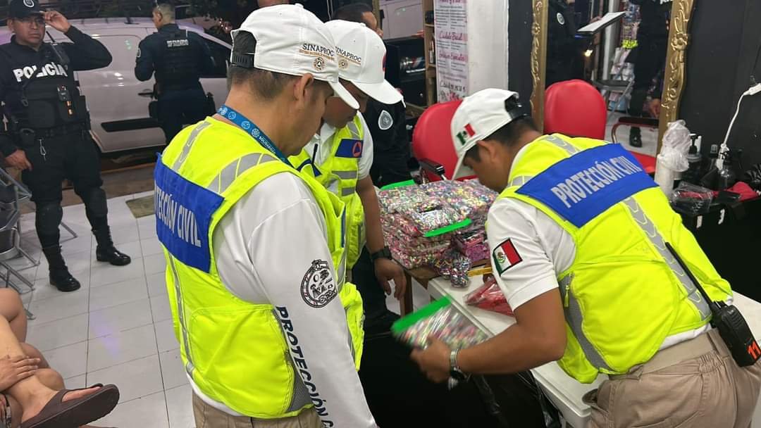 REFUERZAN OPERATIVOS PARA DETECTAR VENTA DE PIROTECNIA CLANDESTINA