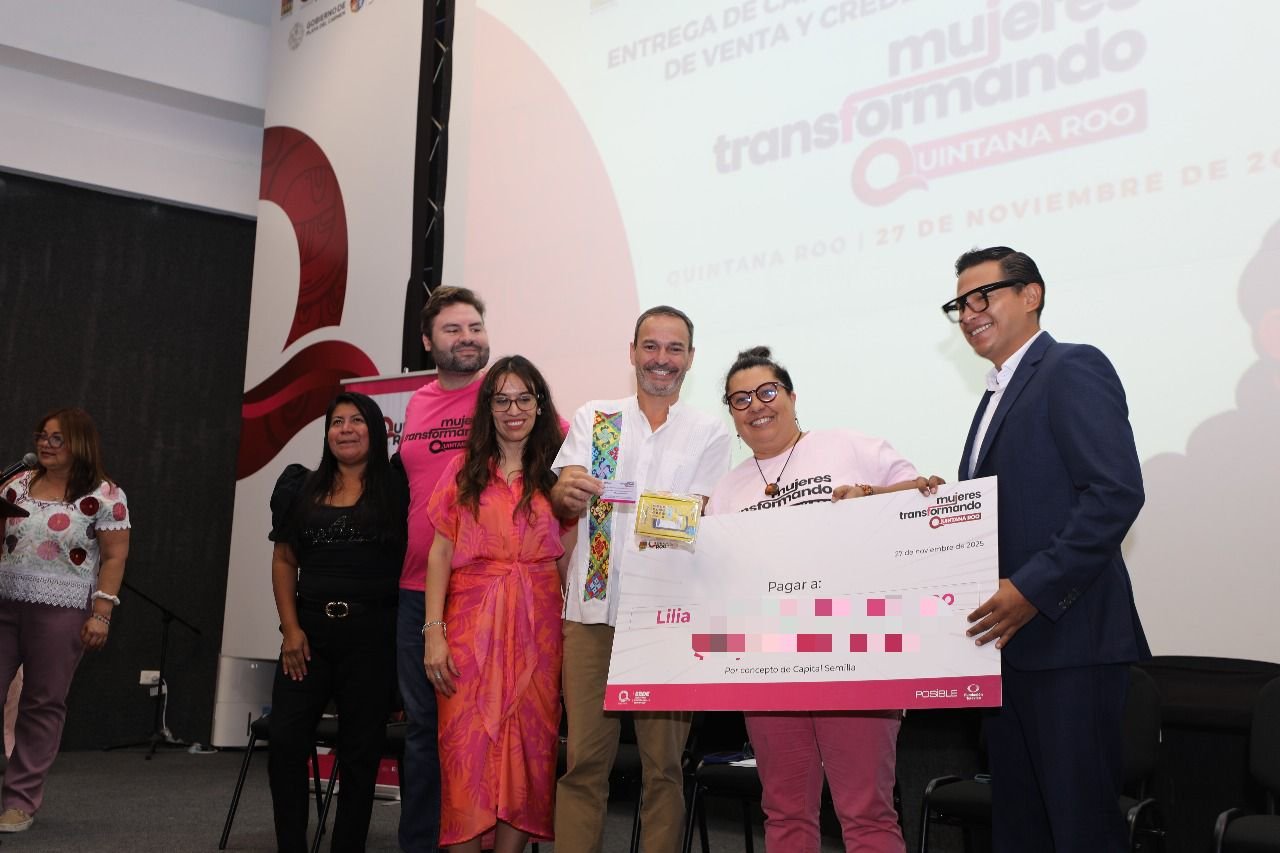 IMPULSA SEDE AUTONOMÍA ECONÓMICA DE MUJERES CON LA CLAUSURA DEL PROGRAMA MUJERES TRANSFORMANDO QUINTANA ROO 2025
