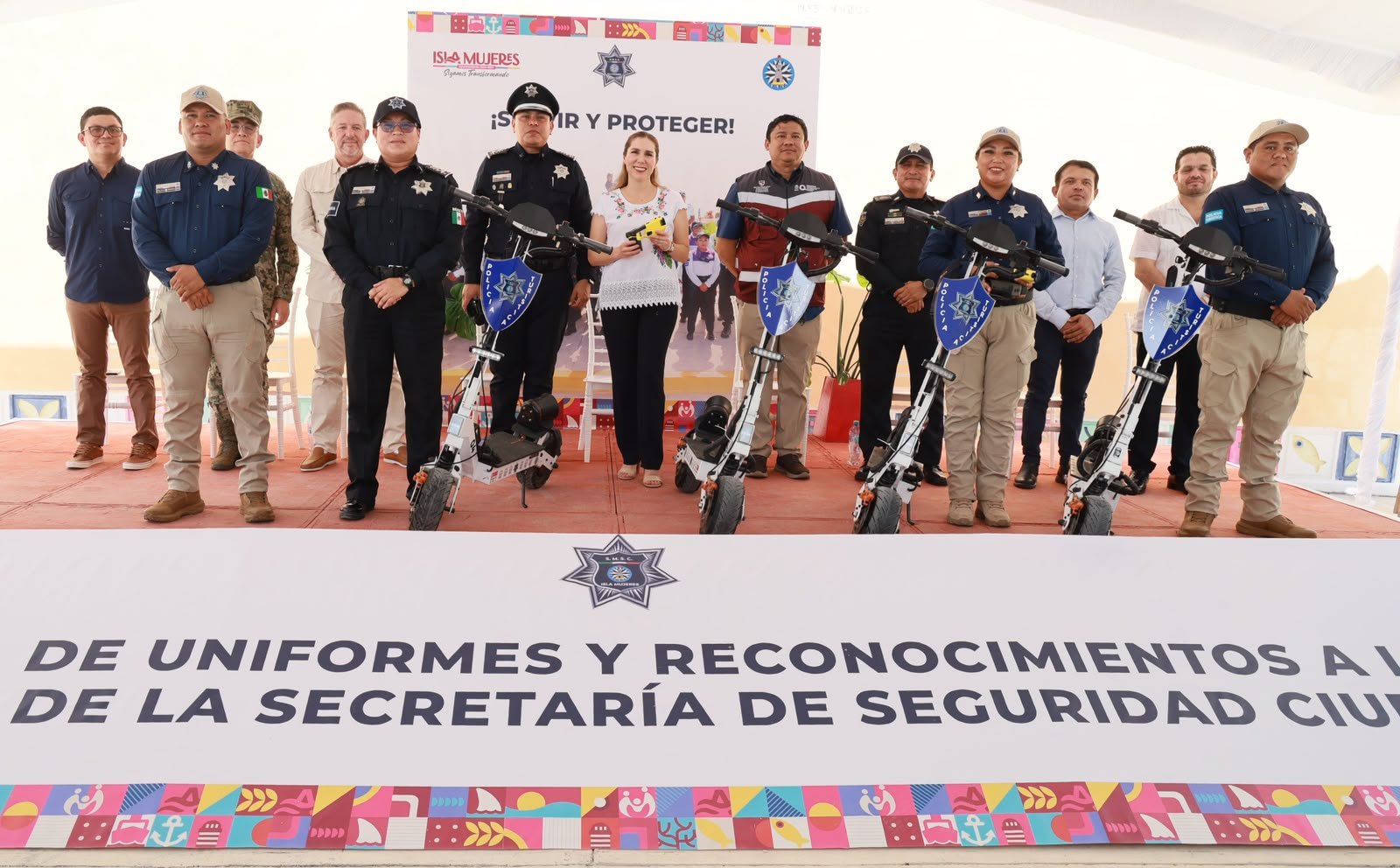 ATENEA GÓMEZ FORTALECE LA SEGURIDAD Y CONSOLIDA A ISLA MUJERES COMO EL MUNICIPIO MÁS SEGURO DE QUINTANA ROO
