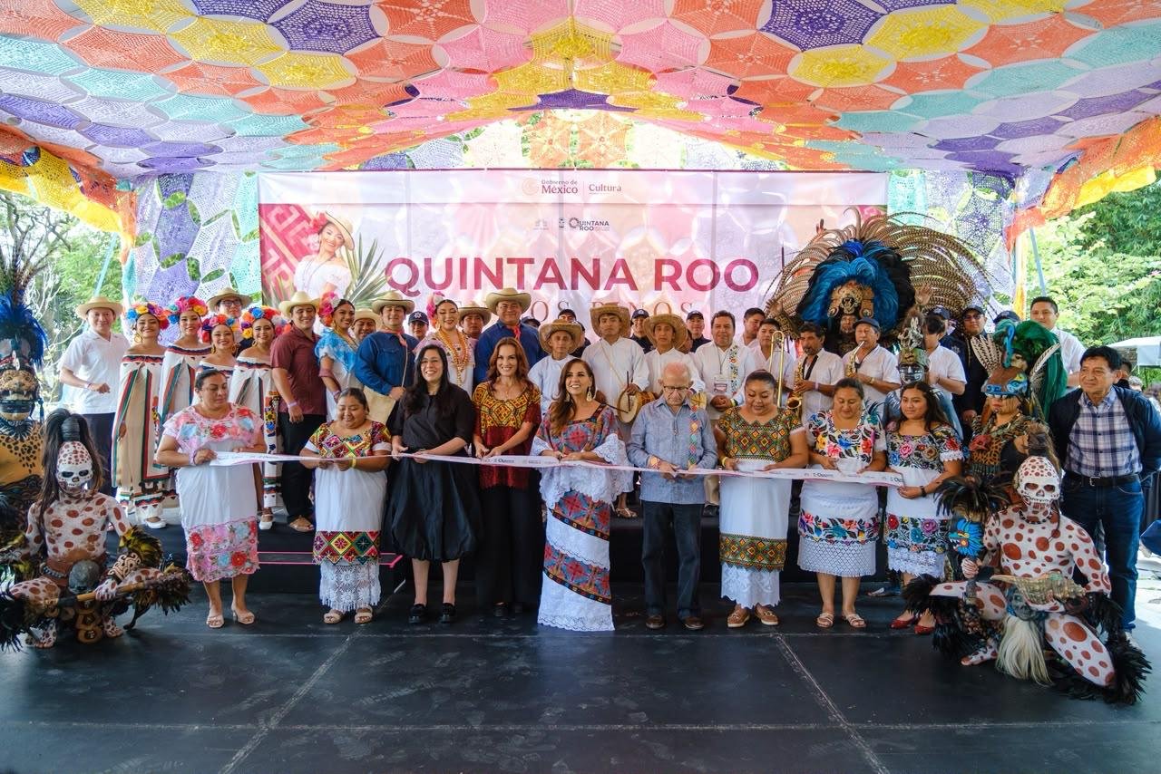 QUINTANA ROO COMPARTE CON ORGULLO SU CULTURA VIVA Y COSMOVISIÓN MAYA EN LOS PINOS