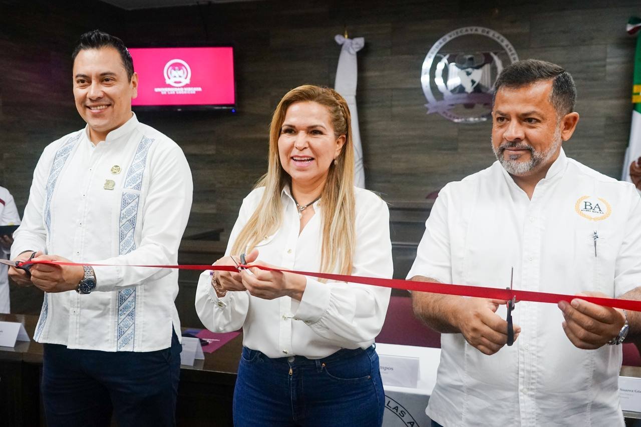 INAUGURA SALA DE JUICIOS DE LA UNIVERSIDAD VIZCAYA