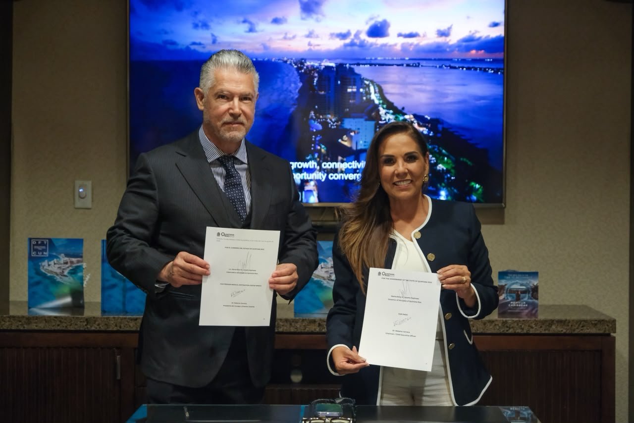 EN ESTADOS UNIDOS, MARA LEZAMA ATRAE PRIMER GRAN PROYECTO DE NEARSHORING MÉDICO AL DISTRITO FINANCIERO Y TECNOLÓGICO DE CANCÚN CON INVERSIÓN DE 270 MDD