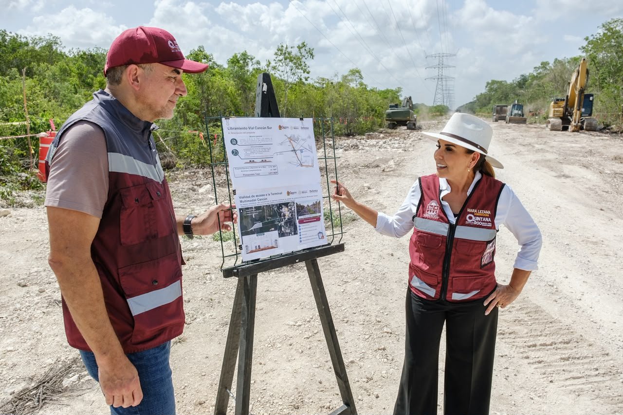 INICIA UNA NUEVA ETAPA PARA LA MOVILIDAD DE CANCÚN CON EL LIBRAMIENTO VIAL DE CARGA CANCÚN SUR: MARA LEZAMA