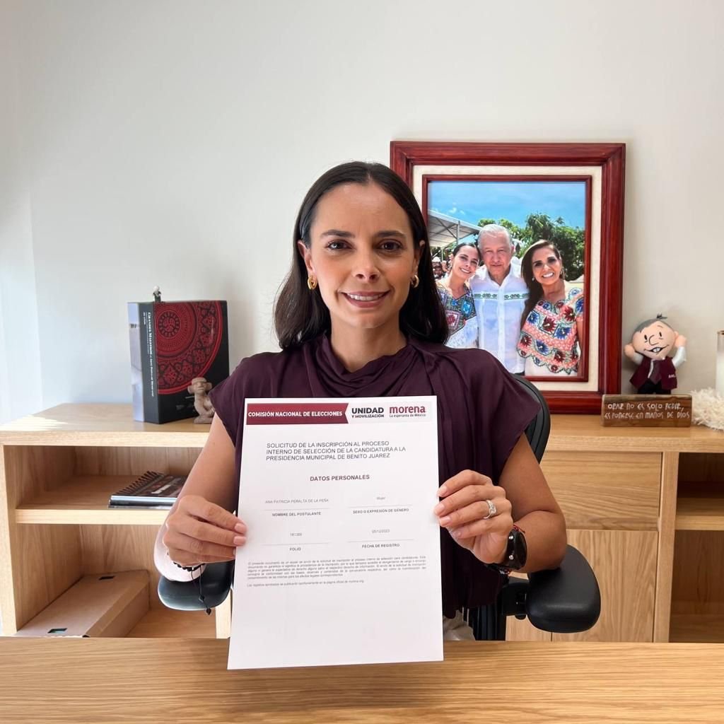 PARA LLEVAR CON MORENA LA TRANSFORMACIÓN DE CANCÚN AÚN MÁS LEJOS, ANA PATY PERALTA ANUNCIA SU PARTICIPACIÓN EN EL PROCESO INTERNO