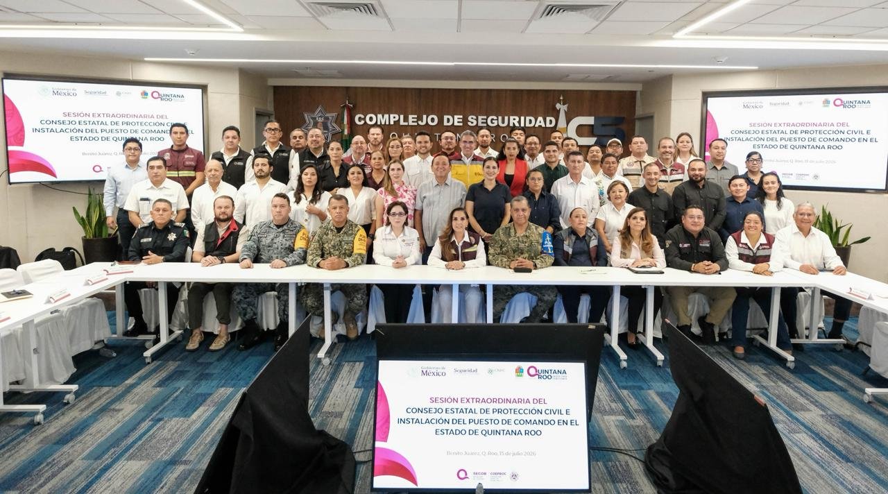 ANUNCIAN MARA LEZAMA Y LAURA VELÁZQUEZ QUE SE TRABAJA EN EL SISTEMA DE ALERTA PARA HURACANES EN QUINTANA ROO