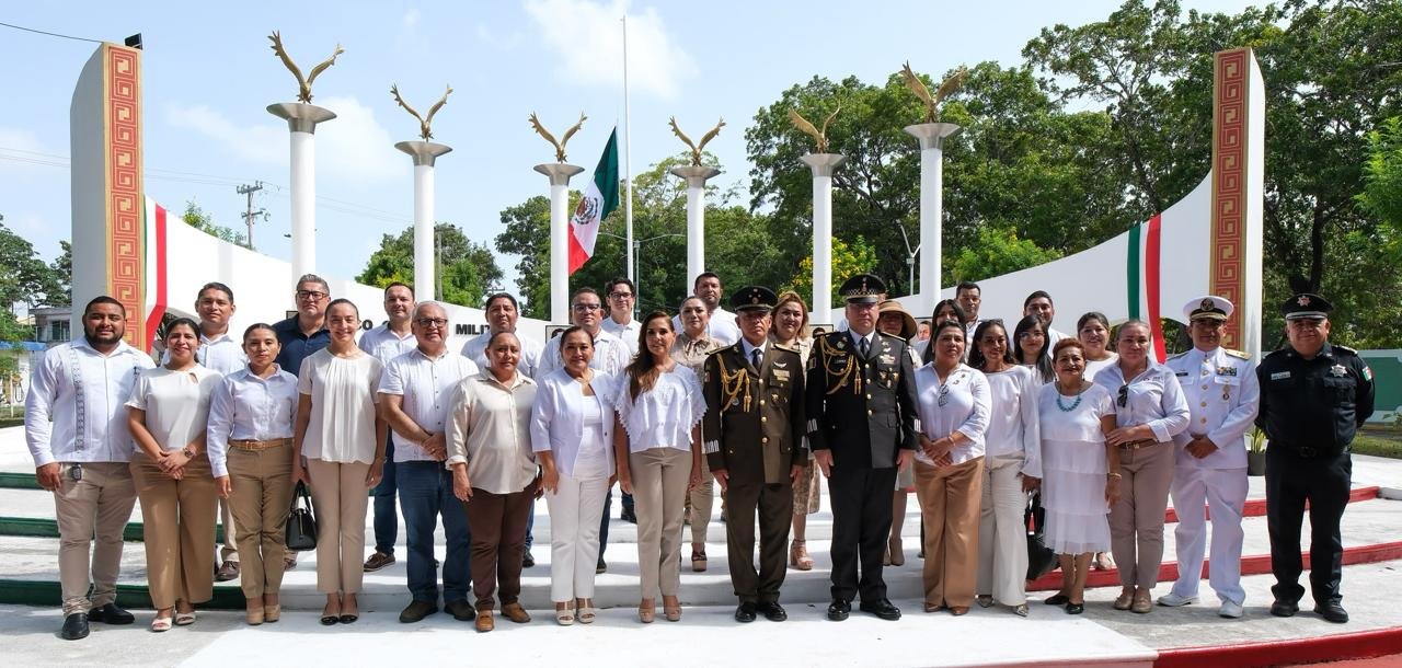 ENCABEZAN MARA LEZAMA Y EL GRAL. MONDRAGÓN RIVERO CONMEMORACIÓN DEL 179 ANIVERSARIO DE LA GESTA HEROICA DE CHAPULTEPEC