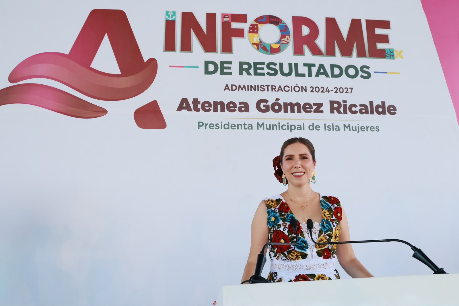 ATENEA GÓMEZ RICALDE POSICIONA A ISLA MUJERES COMO REFERENTE NACIONAL EN INVERSIÓN MUNICIPAL PER CÁPITA