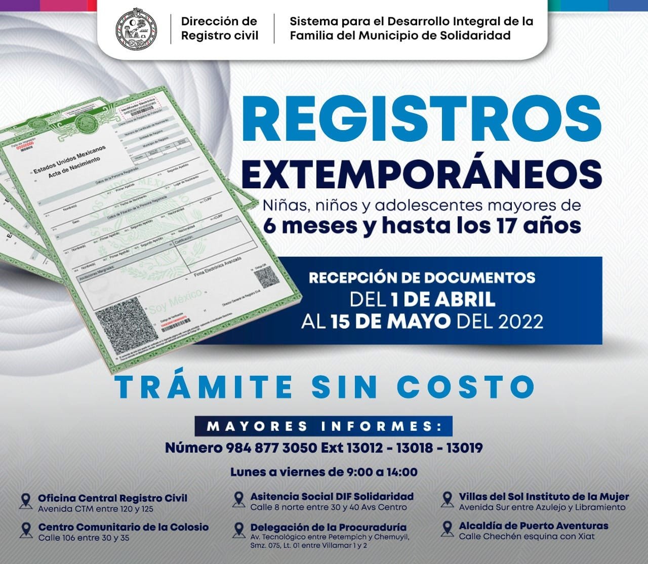 REGISTROS EXTEMPORÁNEOS
