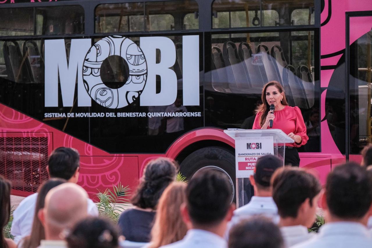 PONE EN MARCHA MARA LEZAMA RUTA 27 DEL SISTEMA DE TRANSPORTE MOBI Y TRANSFORMA LA MOVILIDAD EN CANCÚN
