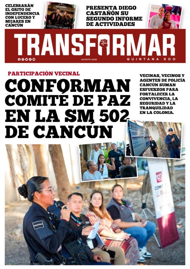 CONFORMAN COMITE DE PAZ EN LA SM 502 DE CANCUN