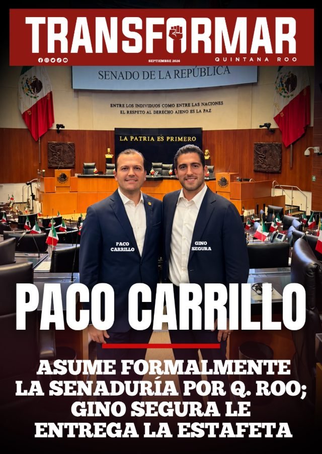 PACO CARRILLO ASUME SENADURIA POR Q.ROO