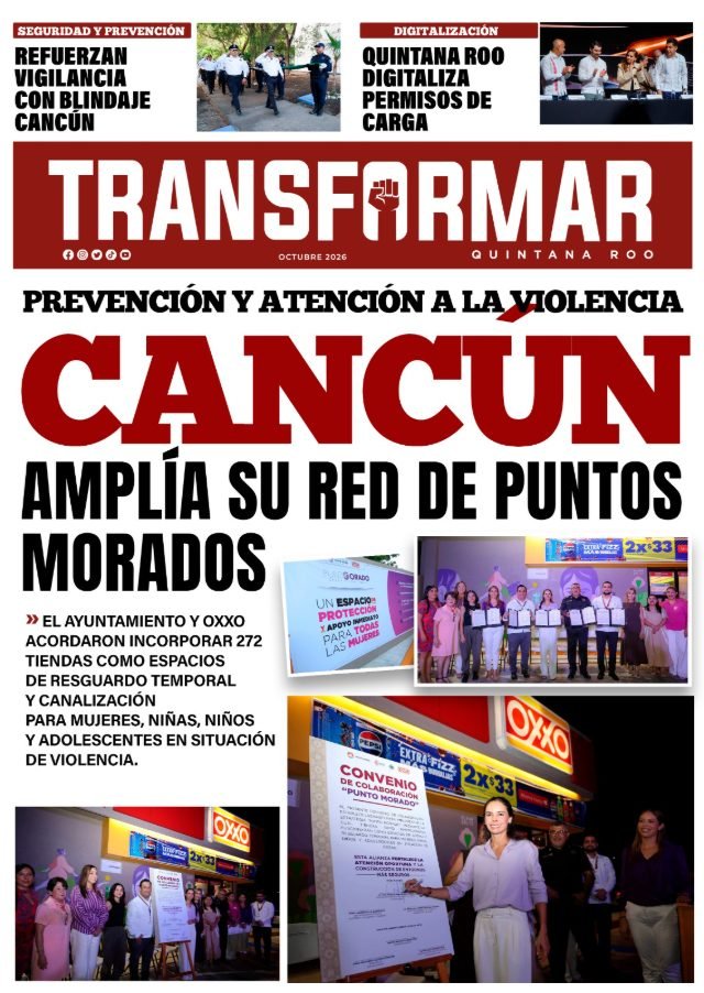 CANCUN AMPLIA LA RED DE PUNTOS MORADOS