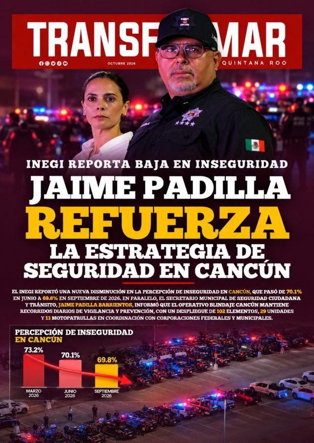 JAIME PADILLA REFUERZA LA ESTRATEGIA DE SEGURIDAD EN CANCUN